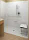 54 X 30 Multi-Piece Roll In Shower Quick Ship With Full Accessory Package