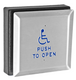 Square Handicap Push Plate 6" Square