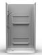 Accessible Remodelers Shower 48 X 34 End Drain