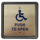 Square Push Plate With 900 MHz Transmitter