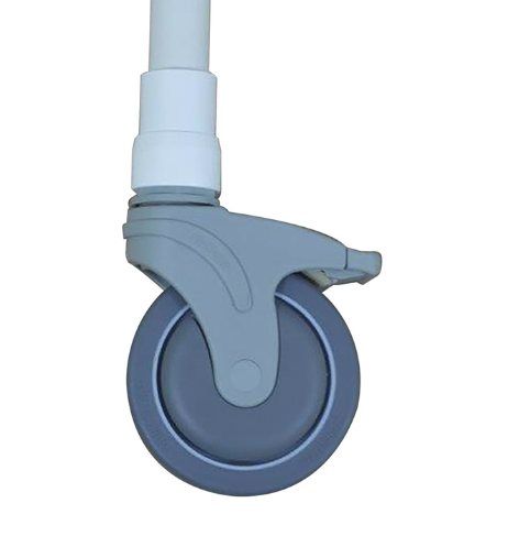 5" No Rust Casters Locking Casters For IPU Shower Chair CareProdx