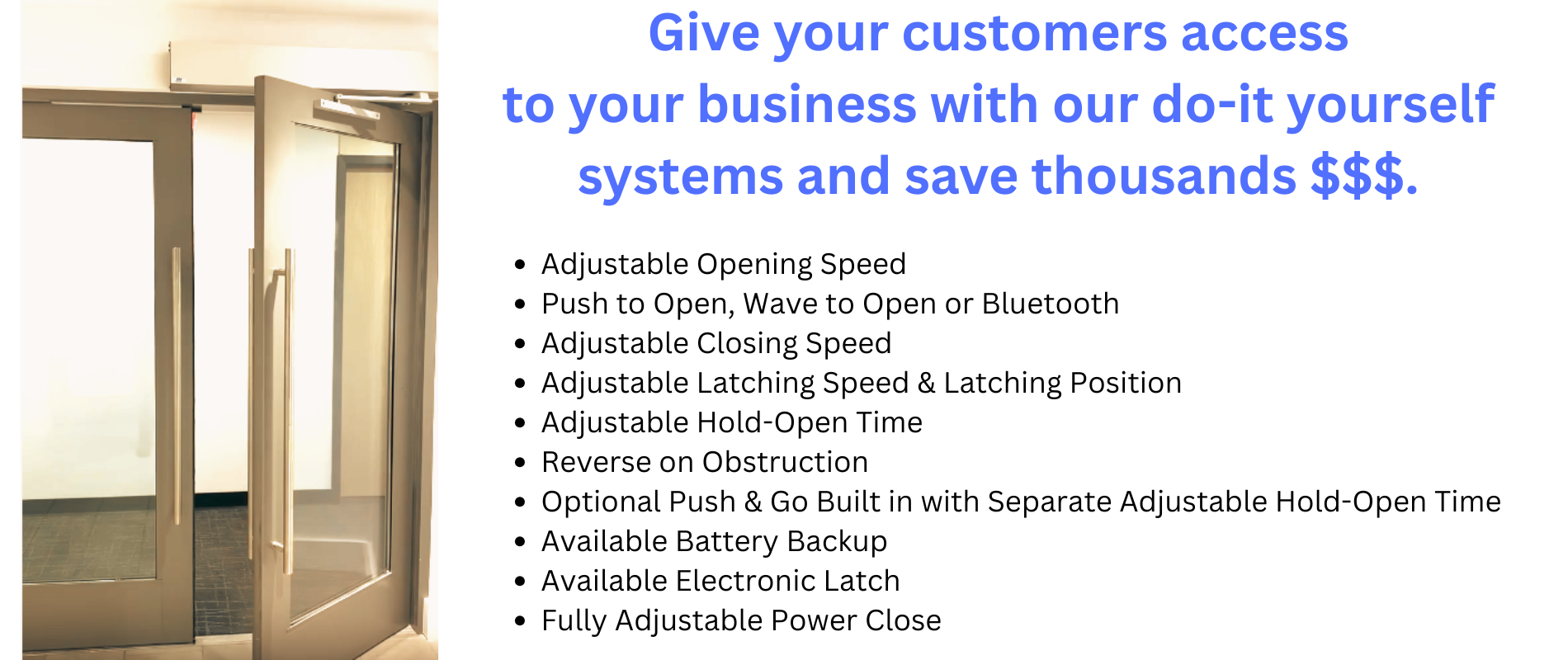handicap door openers