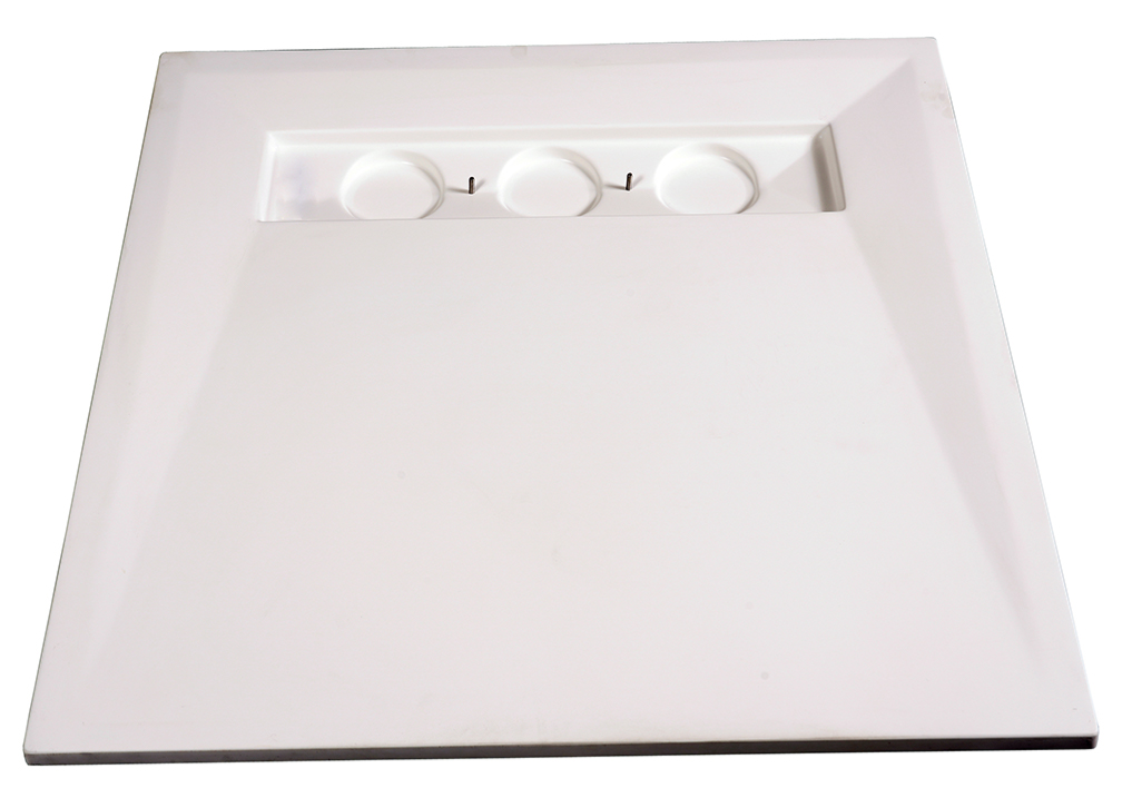 FastDEK Shower Base 47 X 35 End Drain - CareProdx