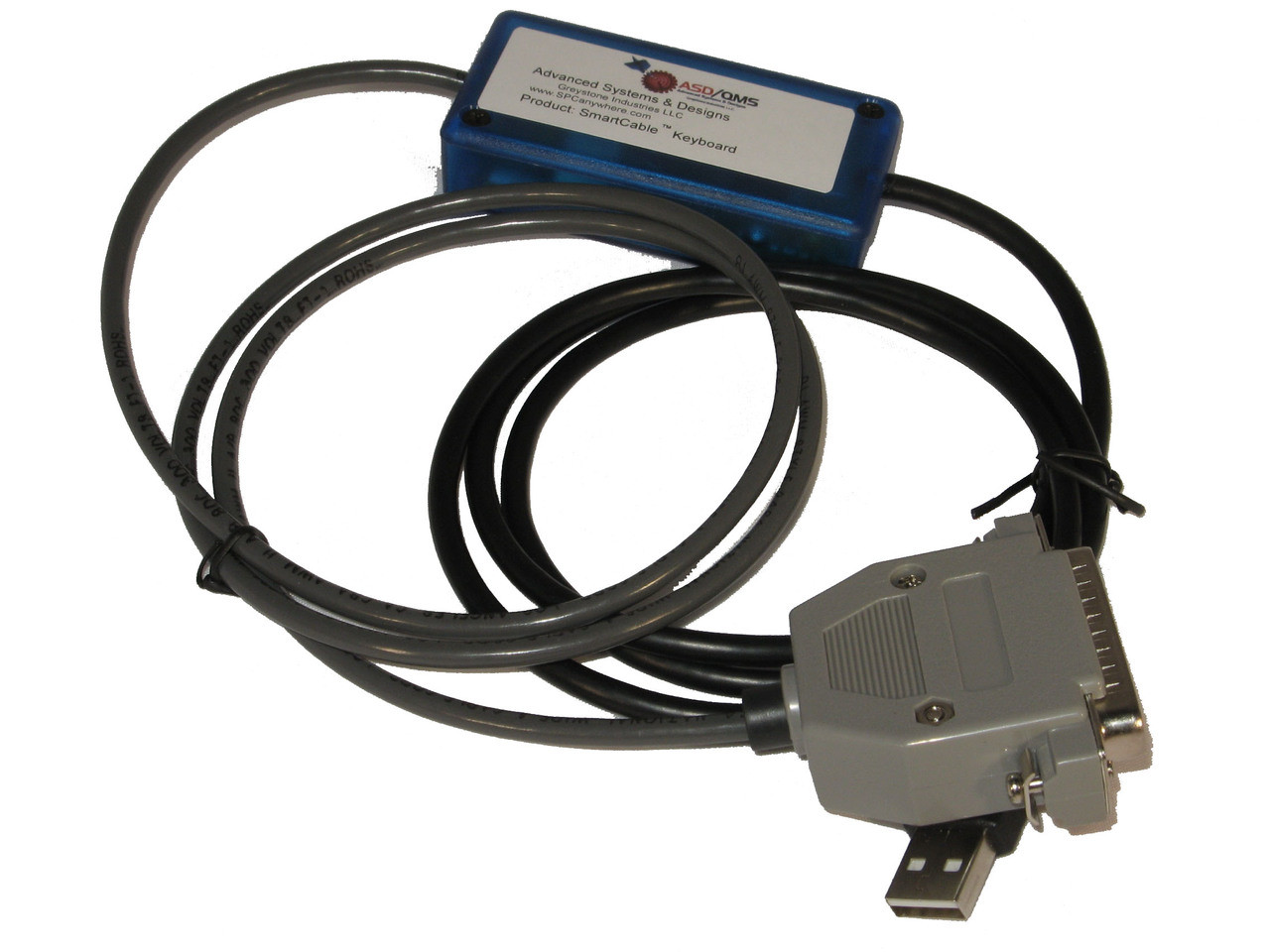 ASDQMS SmartCable with Keyboard Output for Optical Gaging Products (OGP) OQ-14B Comparator