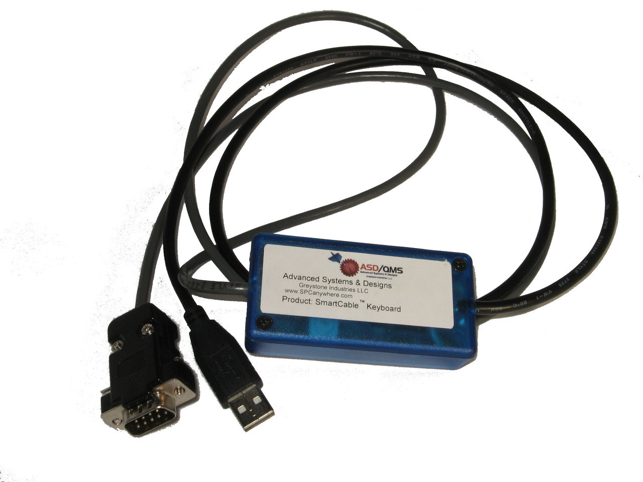 ASDQMS SmartCable Keyboard gage interface for Z-Mike 4025/4050 Laser BenchMike