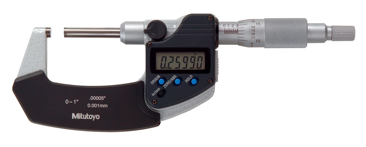 ASDQMS Mitutoyo 406-350 Coolant Proof IP65 Non-Rotating Spindle Micrometer