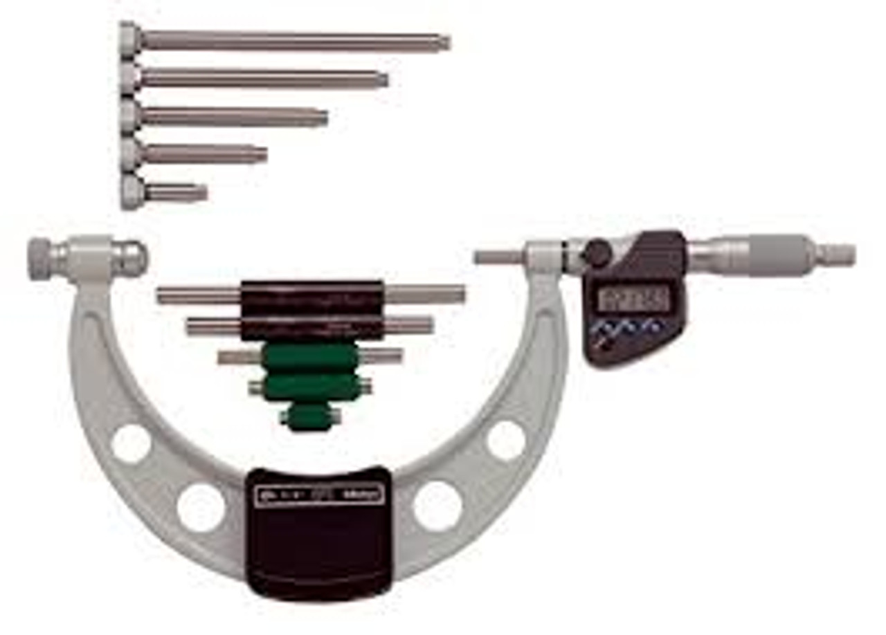 ASDQMS Mitutoyo 340-351-30 Digital Outside Micrometer; 6" Range