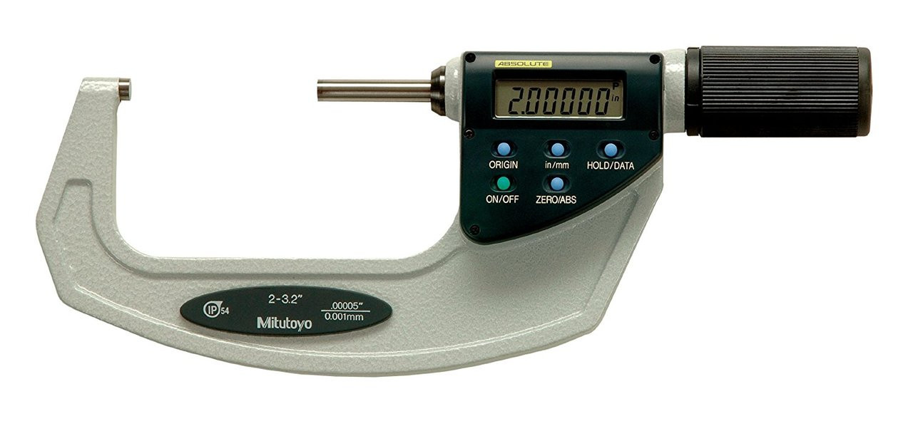 ASDQMS Mitutoyo 293-678-20 Quickmike with non-rotating spindle