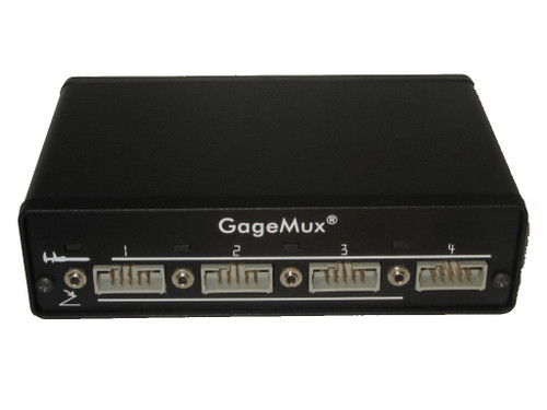ASDQMS RS232 Only GageMux® 4-Port Gage Interface Front