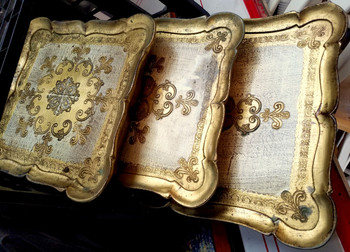 Vintage Plastic Nesting Tables