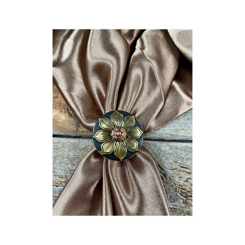 Sunflower Scarf Slide 