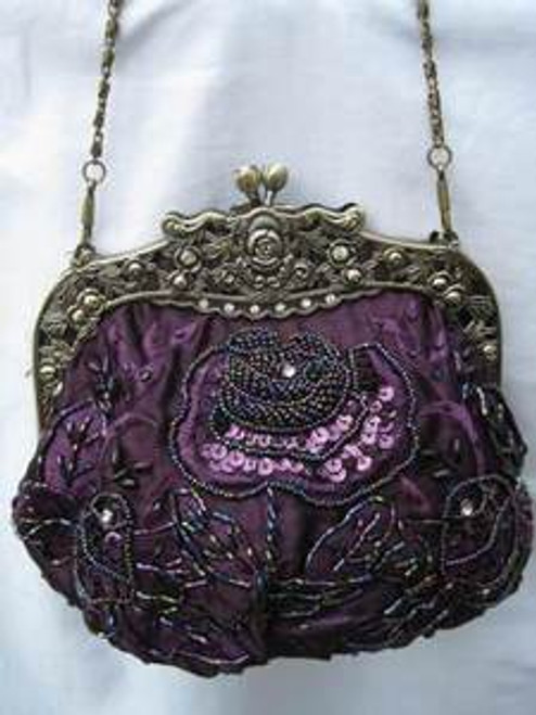 Vintage Evening Bag HBO3311-PUR