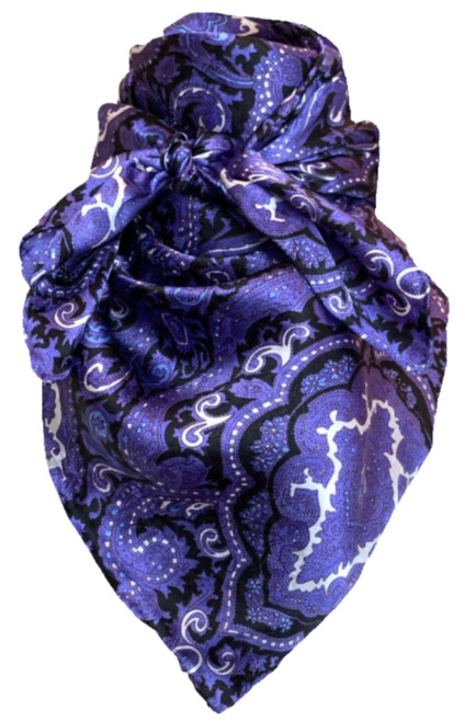 Paisley Purple and Black