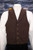 Frontier Canvas Vest - Brown 