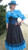 Ruffle Vee Blouse - Turquoise 
