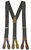Canvas Suspenders - Dark Brown