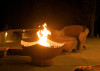 Fire Pit Art Manta Ray 36" Natural Gas or Propane Fire Pit