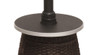 TFPS Patio Heaters 87" Tall Outdoor Resin Wicker Patio Heater with Table 1