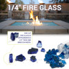 1/4 inch Bronze Classic Fire Glass Fire Pit Fire Glass The Fire Pit Store