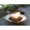 Fire Pit Art Bella Vita 70" Stainless Steel Natural Gas or LP Gas Fire Pit - BV70GAS 3