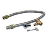 Warming Trends Cross Fire Burner Push Button Ignition System - Flex Line and Key Valve  PBIK3.0MBRFK1