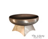 Ohio Flame Liberty 42" Diameter Standard Base Fire Pit Natural Steel - OF42LTY_SB 1