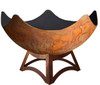 Ohio Flame Stellar Artisan Bowl 30" Diameter Fire Pit Hollow Base OF30ABST_HB Fire Pits The Fire Pit Store