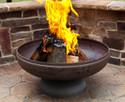 Ohio Flame Patriot 36" Diameter Fire Pit Natural Steel - OF36FPNSF 2