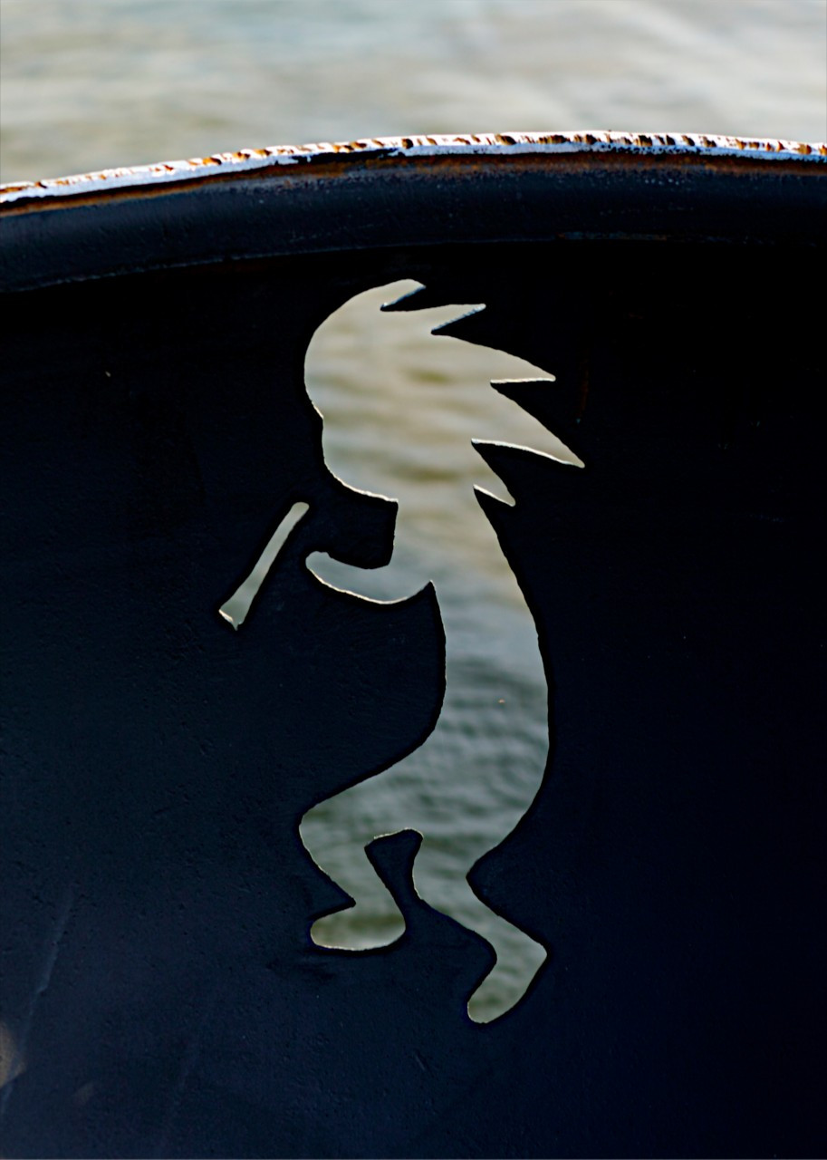 Fire Pit Art Kokopelli Fire Pit - Thumbnail 5