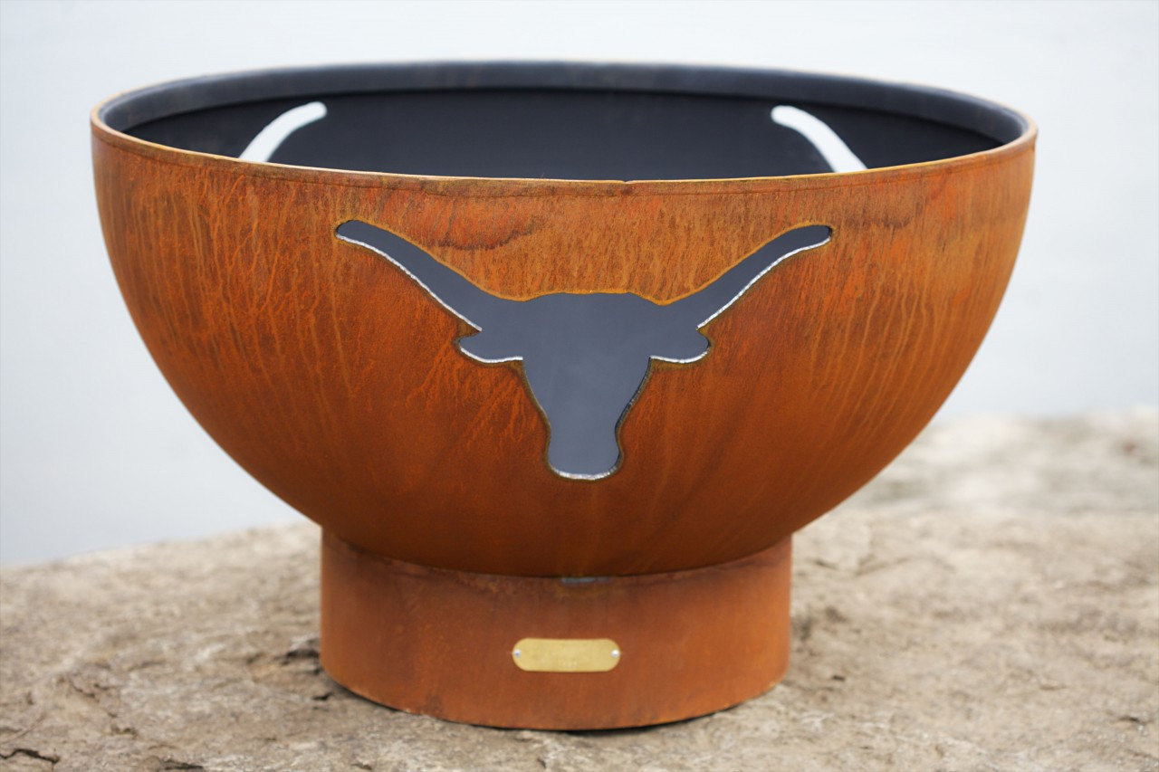Longhorn Gas Fire Pit in Steel