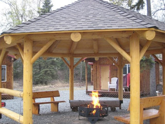 ​Fire Pit Safety With a Gazebo or Pergola