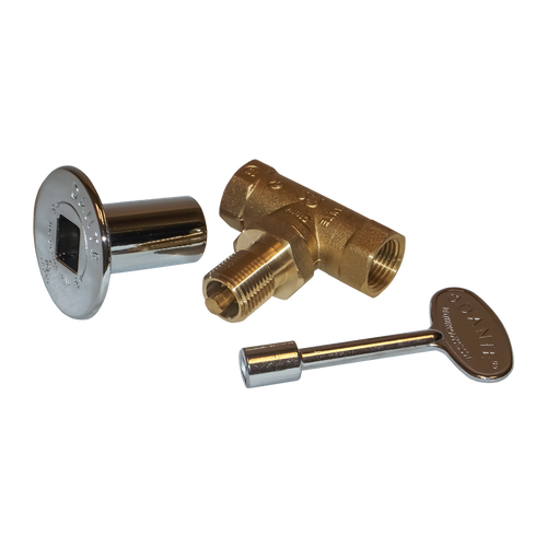Warming Trends 1/2 inch Key Valve with Key and Plate