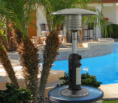 TFPS Patio Heaters 39" Tall Table Top - Black Stainless Steel Patio Heater - TFPS-HLDS032-BSS Patio Heater The Fire Pit Store