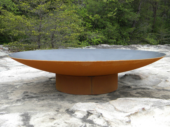 Fire Pit Art Asia 72" Low Flat Oriental Style - AS 72 Fire Pits The Fire Pit Store