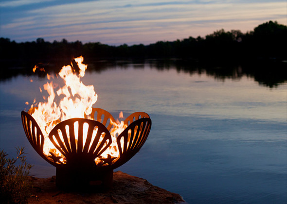 Fire Pit Art Barefoot Beach 42" Shells And Starfish Fire Pit - BB Fire Pits The Fire Pit Store Fire Pit Art Barefoot Beach 42" Shells And Starfish Fire Pit - BB Fire Pits The Fire Pit Store