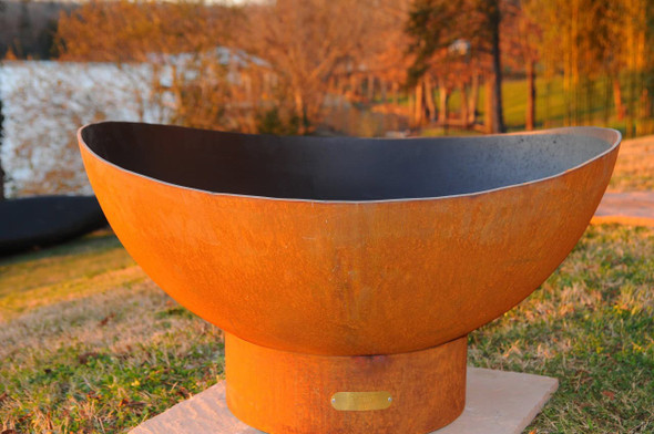 Fire Pit Art - 36" Scallops - The Beach - SC Fire Pits The Fire Pit Store