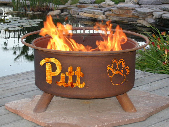Patina Products - University of Pittsburgh College Fire Pit - F228 Fire Pits The Fire Pit Store Patina Products - University of Pittsburgh College Fire Pit - F228 Fire Pits The Fire Pit Store