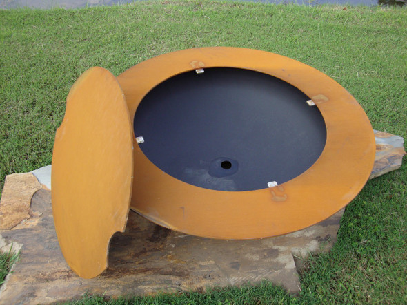 Fire Pit Art - Lid Only For The 40" Saturn - Rings In The Sky - SAT-LID Fire Pits The Fire Pit Store