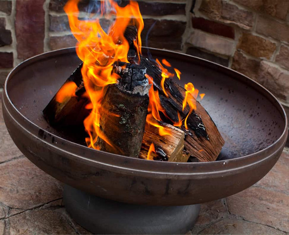 Ohio Flame Patriot 36" Diameter Fire Pit Natural Steel - OF36FPNSF Fire Pits The Fire Pit Store