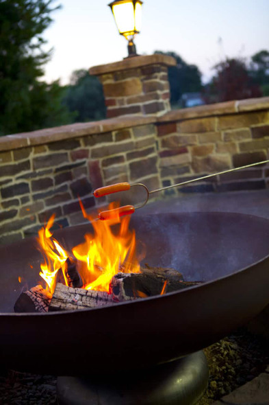 Ohio Flame Patriot 42" Diameter Fire Pit Natural Steel - OF42FPNSF Fire Pits The Fire Pit Store Ohio Flame Patriot 42" Diameter Fire Pit Natural Steel - OF42FPNSF Fire Pits The Fire Pit Store