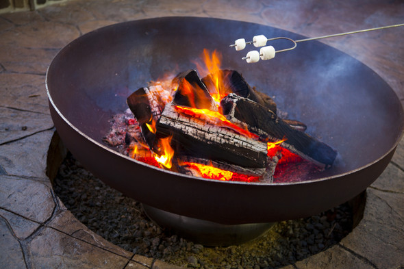 Ohio Flame Patriot 42" Diameter Fire Pit Natural Steel - OF42FPNSF Fire Pits The Fire Pit Store Ohio Flame Patriot 42" Diameter Fire Pit Natural Steel - OF42FPNSF Fire Pits The Fire Pit Store
