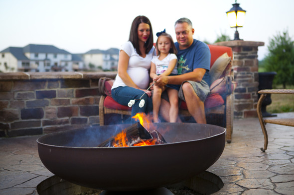 Ohio Flame Patriot 48" Diameter Fire Pit Natural Steel - OF48FPNSF Fire Pits The Fire Pit Store Ohio Flame Patriot 48" Diameter Fire Pit Natural Steel - OF48FPNSF Fire Pits The Fire Pit Store