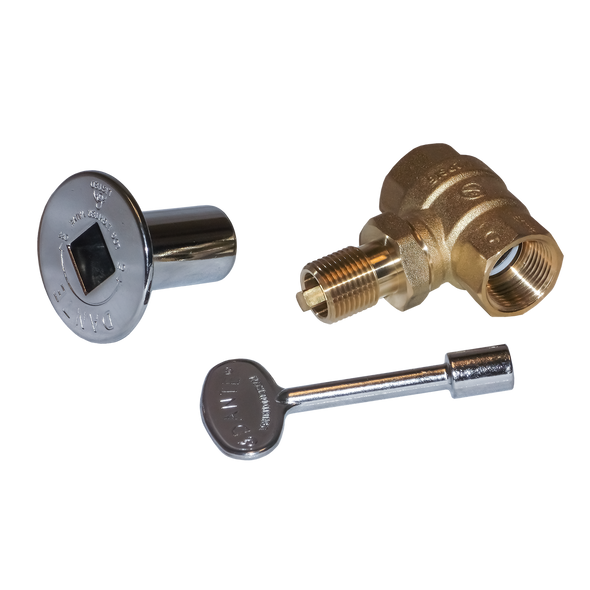 Warming Trends 3/4 inch Key Valve with Key and Plate - KV34 Fire Pit Gas Burner Line - Valves - Keys The Fire Pit Store Warming Trends 3/4 inch Key Valve with Key and Plate - KV34 Fire Pit Gas Burner Line - Valves - Keys The Fire Pit Store