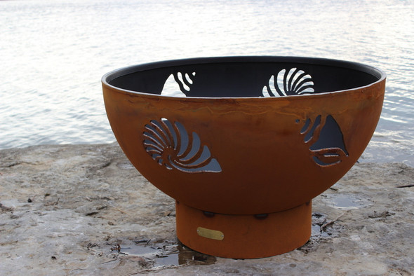 Fire Pit Art Beachcomber 36" Natural Gas or Propane Fire Pit - BEACHGAS Fire Pits The Fire Pit Store