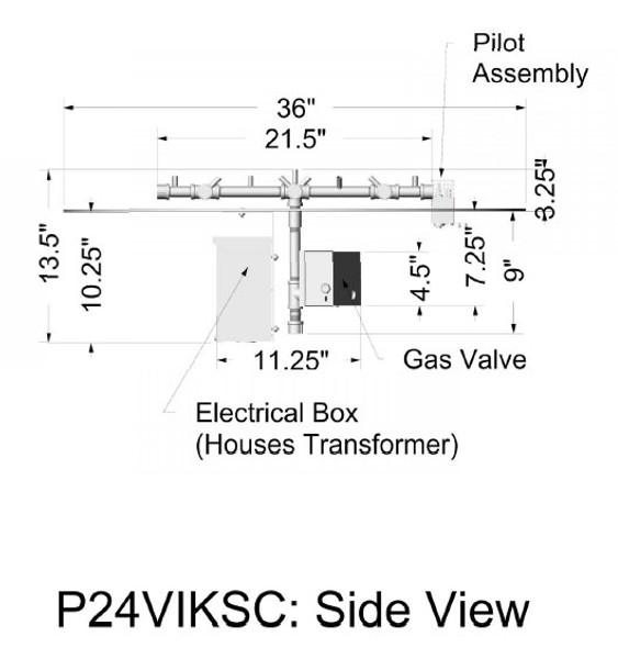 Warming Trends Premium AWIS 24V Electronic SC Ignition - Standard Capacity up to 290K BTU - P24VIKSCCG Fire Pit Gas Electronic Ignition Systems The Fire Pit Store 1