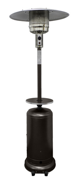 TFPS Patio Heaters 87'" Hammered Bronze Patio Heater with Table - TFPS-HLDS01-CGT Patio Heater The Fire Pit Store TFPS Patio Heaters 87'" Hammered Bronze Patio Heater with Table - TFPS-HLDS01-CGT Patio Heater The Fire Pit Store