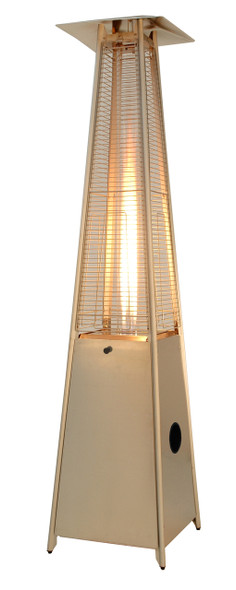 TFPS Patio Heaters 91" Tall Commercial Triangle Glass Tube Heater - Stainless Steel Patio Heater - TFPS-HLDS01-GTSS Patio Heater The Fire Pit Store TFPS Patio Heaters 91" Tall Commercial Triangle Glass Tube Heater - Stainless Steel Patio Heater - TFPS-HLDS01-GTSS Patio Heater The Fire Pit Store