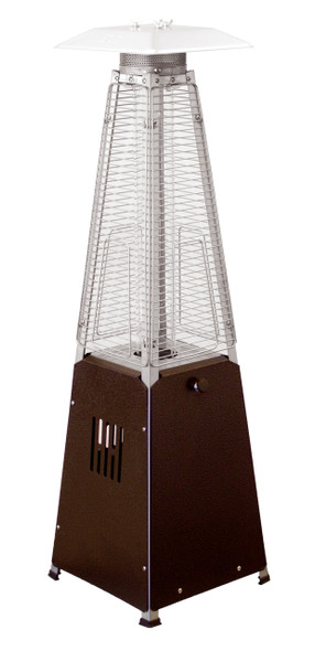 TFPS Patio Heaters 39" Tall Table Top Glass Tube Heater - Hammered Bronze Patio Heater - TFPS-HLDS032-GTTHG Patio Heater The Fire Pit Store TFPS Patio Heaters 39" Tall Table Top Glass Tube Heater - Hammered Bronze Patio Heater - TFPS-HLDS032-GTTHG Patio Heater The Fire Pit Store