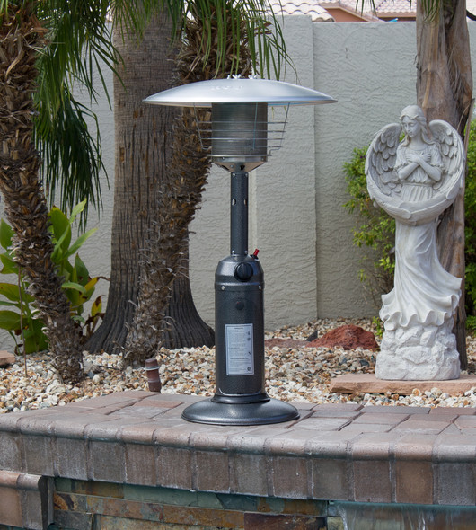 TFPS Patio Heaters 39" Tall Table Top - Silver Patio Heater - TFPS-HLDS032-C Patio Heater The Fire Pit Store TFPS Patio Heaters 39" Tall Table Top - Silver Patio Heater - TFPS-HLDS032-C Patio Heater The Fire Pit Store