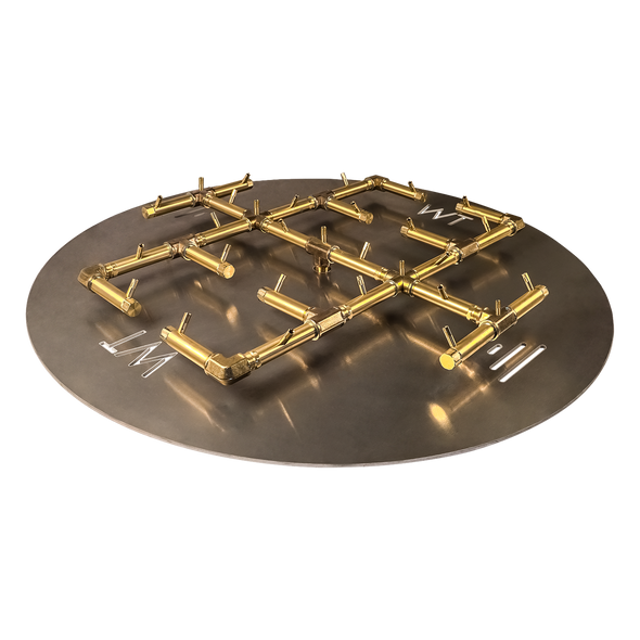 Warming Trends Crossfire 350K BTU Burner System Natural Gas or LP 48" Plate - Fittings - CFB350ALPL48DFLKV34FIT300 Fire Pit Gas Burner The Fire Pit Store Warming Trends Crossfire 350K BTU Burner System Natural Gas or LP 48" Plate - Fittings - CFB350ALPL48DFLKV34FIT300 Fire Pit Gas Burner The Fire Pit Store